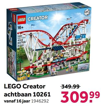 Aanbiedingen Lego creator achtbaan 10261 - Lego - Geldig van 26/09/2020 tot 06/12/2020 bij Intertoys