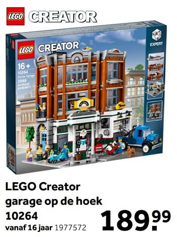 Aanbiedingen Lego creator garage op de hoek 10264 - Lego - Geldig van 26/09/2020 tot 06/12/2020 bij Intertoys