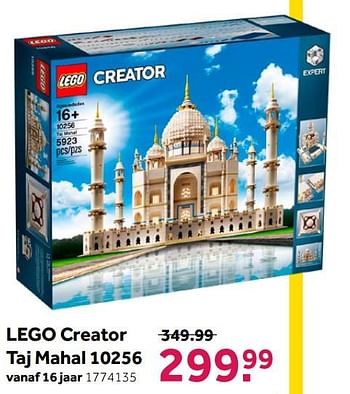 Aanbiedingen Lego creator taj mahal 10256 - Lego - Geldig van 26/09/2020 tot 06/12/2020 bij Intertoys