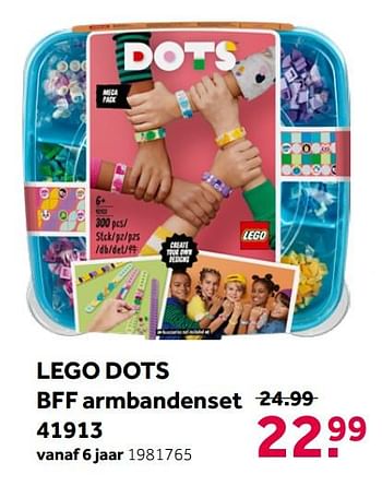 Aanbiedingen Lego dots bff armbandenset 41913 - Lego - Geldig van 26/09/2020 tot 06/12/2020 bij Intertoys