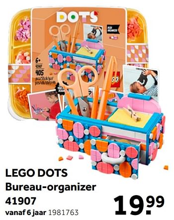 Aanbiedingen Lego dots bureau-organizer 41907 - Lego - Geldig van 26/09/2020 tot 06/12/2020 bij Intertoys