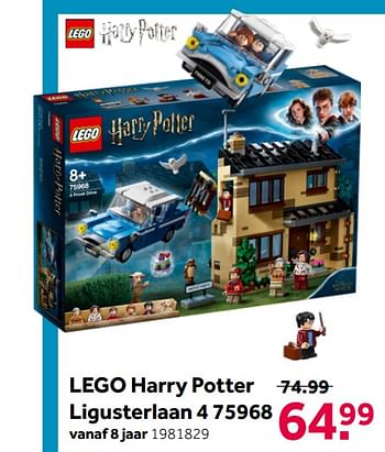 Aanbiedingen Lego harry potter ligusterlaan 4 75968 - Lego - Geldig van 26/09/2020 tot 06/12/2020 bij Intertoys