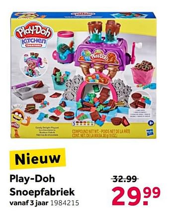 Aanbiedingen Play-doh snoepfabriek - Play-Doh - Geldig van 26/09/2020 tot 06/12/2020 bij Intertoys