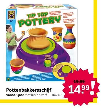 Aanbiedingen Pottenbakkersschijf - Creative - Geldig van 26/09/2020 tot 06/12/2020 bij Intertoys