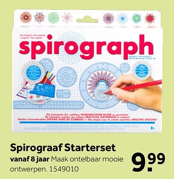 Aanbiedingen Spirograaf starterset - Spirograph - Geldig van 26/09/2020 tot 06/12/2020 bij Intertoys