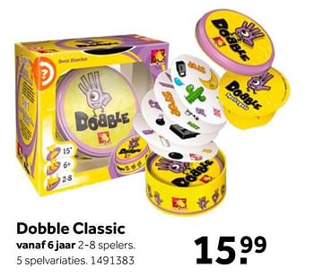 Aanbiedingen Dobble classic - Asmodee - Geldig van 26/09/2020 tot 06/12/2020 bij Intertoys