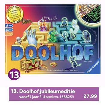 Aanbiedingen Doolhof jubileumeditie - Ravensburger - Geldig van 26/09/2020 tot 06/12/2020 bij Intertoys