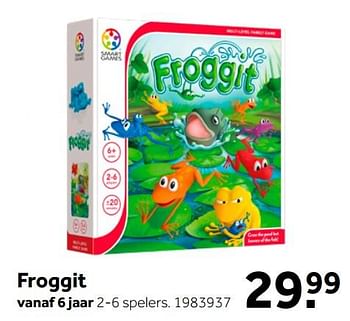 Aanbiedingen Froggit - Smart Games - Geldig van 26/09/2020 tot 06/12/2020 bij Intertoys