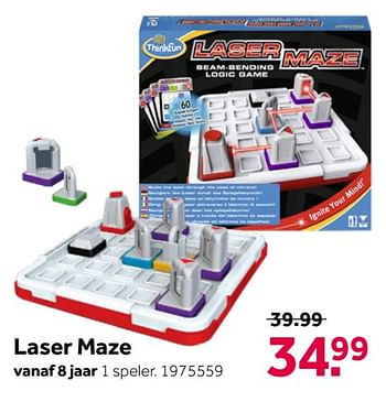 Aanbiedingen Laser maze - ThinkFun - Geldig van 26/09/2020 tot 06/12/2020 bij Intertoys