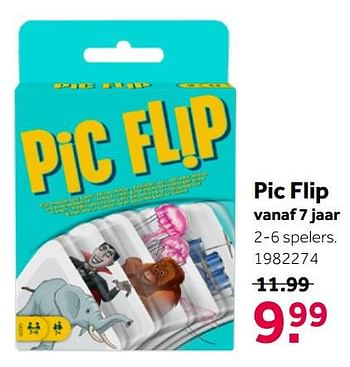 Aanbiedingen Pic flip - Mattel - Geldig van 26/09/2020 tot 06/12/2020 bij Intertoys