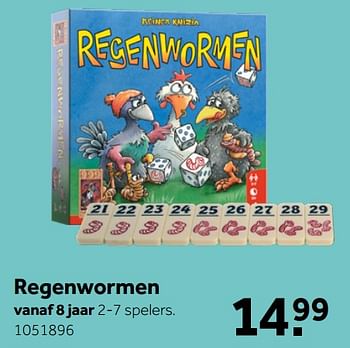 Aanbiedingen Regenwormen - 999games - Geldig van 26/09/2020 tot 06/12/2020 bij Intertoys