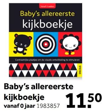 Aanbiedingen Baby`s allereerste kijkboekje - Huismerk - Intertoys - Geldig van 26/09/2020 tot 06/12/2020 bij Intertoys