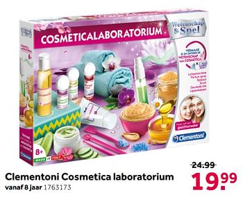 Aanbiedingen Clementoni cosmetica laboratorium - Clementoni - Geldig van 26/09/2020 tot 06/12/2020 bij Intertoys