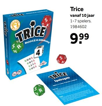 Aanbiedingen Trice - Identity Games - Geldig van 26/09/2020 tot 06/12/2020 bij Intertoys