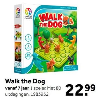 Aanbiedingen Walk the dog - Smart Games - Geldig van 26/09/2020 tot 06/12/2020 bij Intertoys