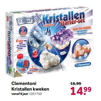 Aanbiedingen Clementoni kristallen kwekken - Clementoni - Geldig van 26/09/2020 tot 06/12/2020 bij Intertoys