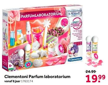 Aanbiedingen Clementoni parfum laboratorium - Clementoni - Geldig van 26/09/2020 tot 06/12/2020 bij Intertoys