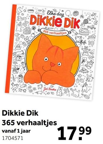 Aanbiedingen Dikkie dik 365 verhaaltjes - Huismerk - Intertoys - Geldig van 26/09/2020 tot 06/12/2020 bij Intertoys