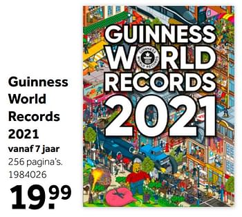 Aanbiedingen Guinness world records 2021 - Huismerk - Intertoys - Geldig van 26/09/2020 tot 06/12/2020 bij Intertoys