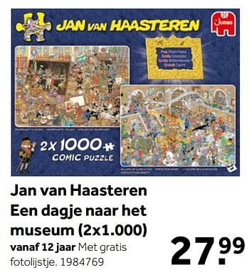Aanbiedingen Jan van haasteren een dagje naar het museum - Jumbo - Geldig van 26/09/2020 tot 06/12/2020 bij Intertoys
