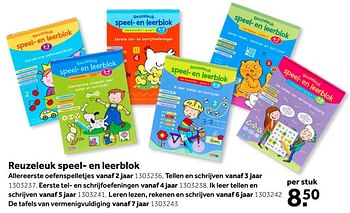 Aanbiedingen Reuzeleuk speel-en leerblok allereerste oefenspelletjes - Huismerk - Intertoys - Geldig van 26/09/2020 tot 06/12/2020 bij Intertoys