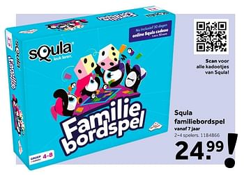 Aanbiedingen Squla familiebordspel - Squla - Geldig van 26/09/2020 tot 06/12/2020 bij Intertoys