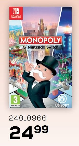 Aanbiedingen Monopoly - Ubisoft - Geldig van 28/10/2020 tot 08/12/2020 bij Supra Bazar