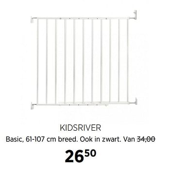 Aanbiedingen Kidsriver basic, breed ook in zwart - Kidsriver - Geldig van 16/11/2020 tot 14/12/2020 bij Babypark