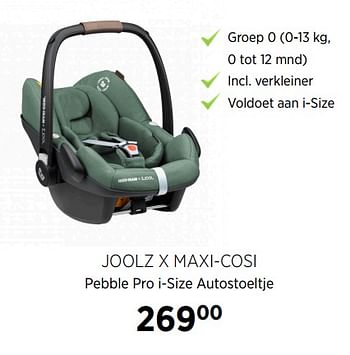 Aanbiedingen Joolz x maxi-cosi pebble pro i-size autostoeltje - Joolz - Geldig van 16/11/2020 tot 14/12/2020 bij Babypark