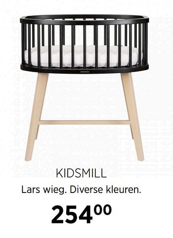 Aanbiedingen Kidsmill lars wieg diverse kleuren - Kidsmill - Geldig van 16/11/2020 tot 14/12/2020 bij Babypark