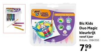 Aanbiedingen Bic kids duo magic kleurkrijt - BIC - Geldig van 26/09/2020 tot 06/12/2020 bij Intertoys