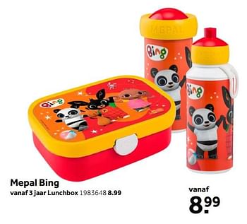 Aanbiedingen Mepal bing lunchbox - Mepal - Geldig van 26/09/2020 tot 06/12/2020 bij Intertoys