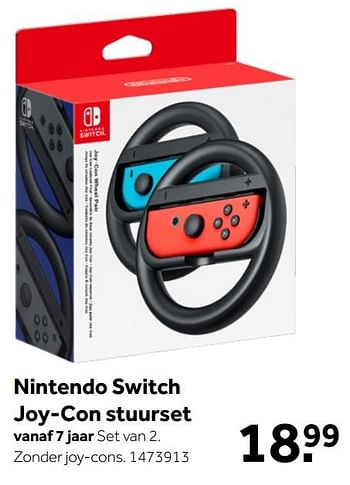 Aanbiedingen Nintendo switch joy-con stuurset - Nintendo - Geldig van 26/09/2020 tot 06/12/2020 bij Intertoys