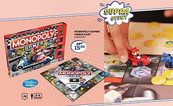 Aanbiedingen Monopoly gamer mario kart - Hasbro - Geldig van 28/10/2020 tot 08/12/2020 bij Supra Bazar