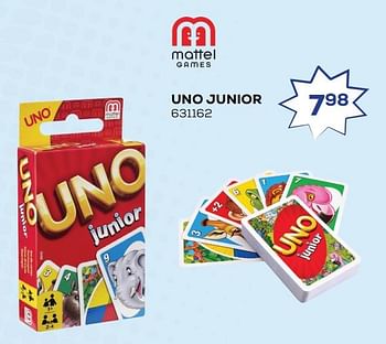 Aanbiedingen Uno junior - Mattel - Geldig van 28/10/2020 tot 08/12/2020 bij Supra Bazar