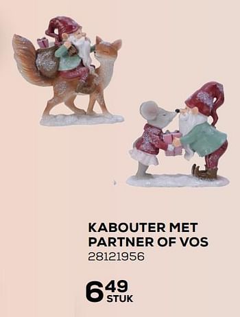 Aanbiedingen Kabouter met partner of vos - Huismerk - Supra Bazar - Geldig van 28/10/2020 tot 08/12/2020 bij Supra Bazar