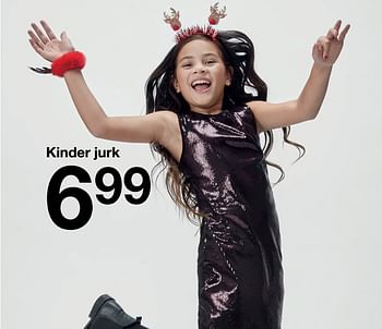 Aanbiedingen Kinder jurk - Huismerk - Zeeman  - Geldig van 21/11/2020 tot 27/11/2020 bij Zeeman