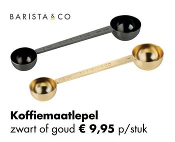 Aanbiedingen Koffiemaatlepel - Barista &amp; Co - Geldig van 30/11/2020 tot 21/12/2020 bij Multi Bazar