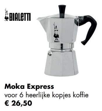 Aanbiedingen Moka express - Bialetti - Geldig van 30/11/2020 tot 21/12/2020 bij Multi Bazar