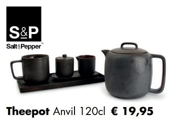 Aanbiedingen Theepot - Salt &amp; Pepper - Geldig van 30/11/2020 tot 21/12/2020 bij Multi Bazar