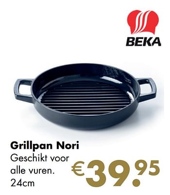 Aanbiedingen Grillpan nori - Beka - Geldig van 30/11/2020 tot 21/12/2020 bij Multi Bazar