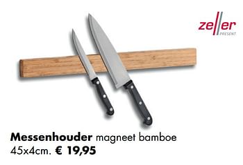 Aanbiedingen Messenhouder - Zeller Present - Geldig van 30/11/2020 tot 21/12/2020 bij Multi Bazar