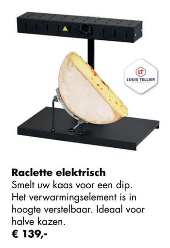 Aanbiedingen Raclette elektrisch - Louis Tellier - Geldig van 30/11/2020 tot 21/12/2020 bij Multi Bazar