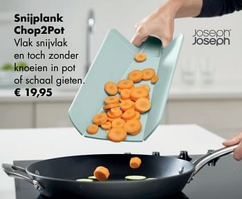 Aanbiedingen Snijplank chop2pot - Joseph Joseph - Geldig van 30/11/2020 tot 21/12/2020 bij Multi Bazar