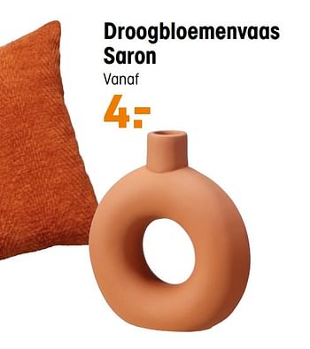 Aanbiedingen Droogbloemenvaas saron - Huismerk - Kwantum - Geldig van 15/09/2020 tot 31/12/2020 bij Kwantum