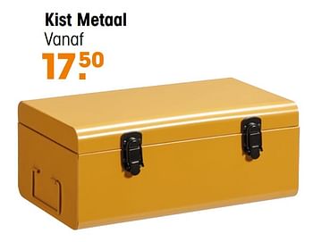 Aanbiedingen Kist metaal - Huismerk - Kwantum - Geldig van 15/09/2020 tot 31/12/2020 bij Kwantum