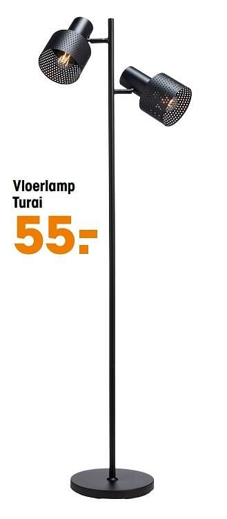 Aanbiedingen Vloerlamp turai - Huismerk - Kwantum - Geldig van 15/09/2020 tot 31/12/2020 bij Kwantum