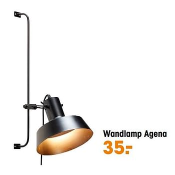 Aanbiedingen Wandlamp agena - Huismerk - Kwantum - Geldig van 15/09/2020 tot 31/12/2020 bij Kwantum