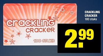 Aanbiedingen Crackling cracker - Huismerk - Big Bazar - Geldig van 30/11/2020 tot 13/12/2020 bij Big Bazar
