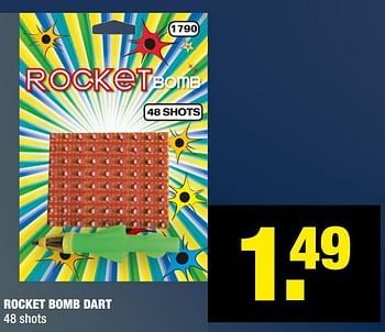 Aanbiedingen Rocket bomb dart - Huismerk - Big Bazar - Geldig van 30/11/2020 tot 13/12/2020 bij Big Bazar